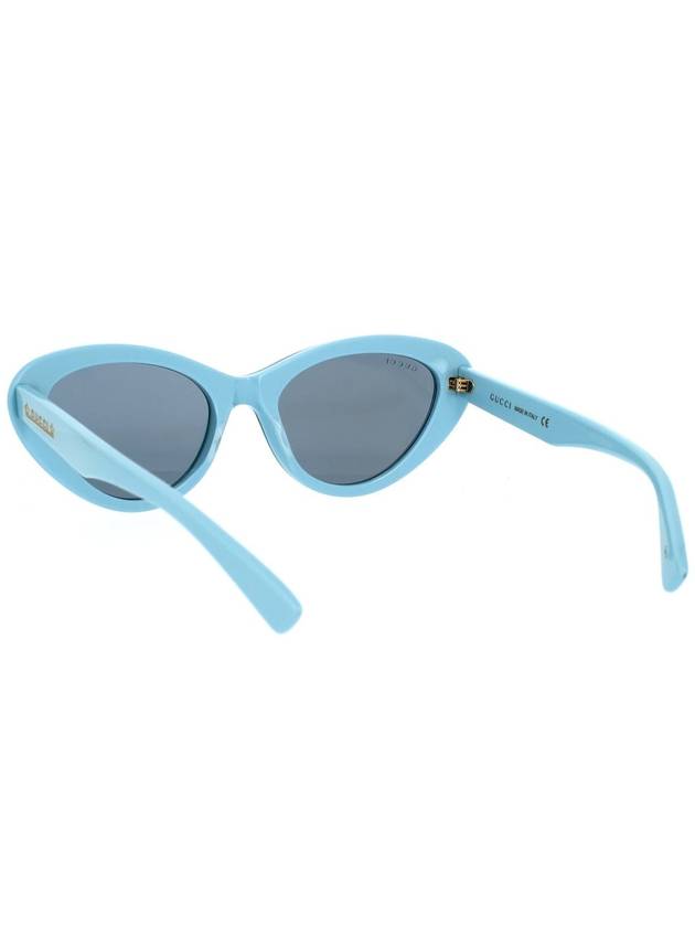 Cat Eye Acetate Sunglasses Blue - GUCCI - BALAAN 5