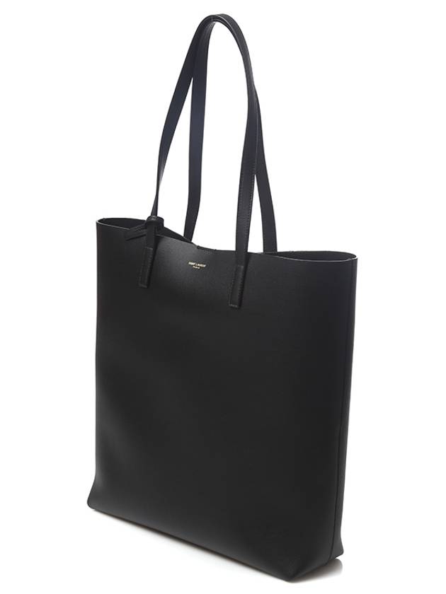 North South Shopping Tote Bag Black - SAINT LAURENT - BALAAN.