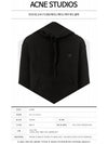 Ferris Face Patch Hoodie Black - ACNE STUDIOS - BALAAN 3