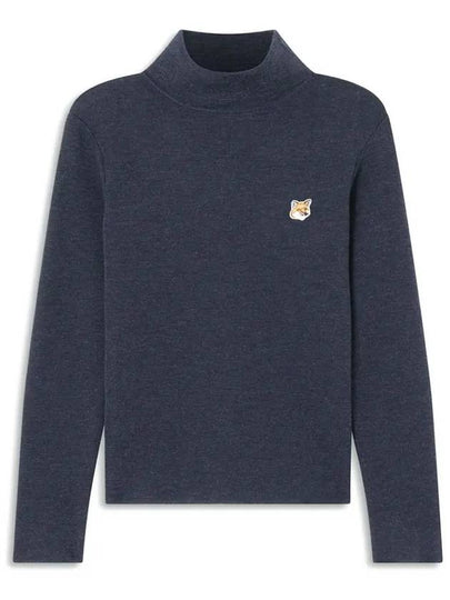 12th Anniversary Fox Head Embroidery Turtleneck Knit FW00512KT1036 IN - MAISON KITSUNE - BALAAN 2