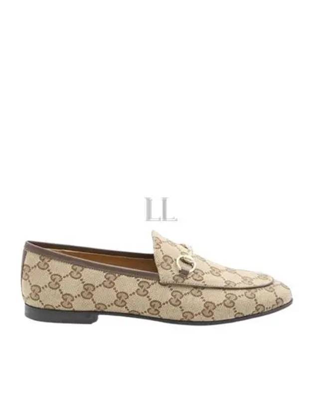 Jordan Ebony Original GG Canvas Loafer Beige - GUCCI - BALAAN 2