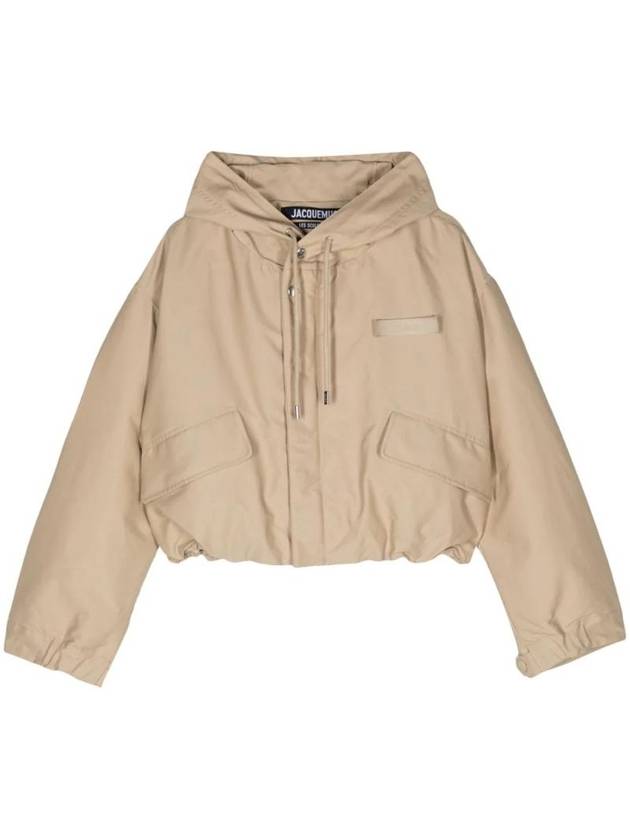 The Caraco Cropped Parka Beige - JACQUEMUS - BALAAN 1