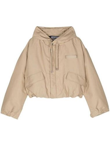 The Caraco Cropped Parka Beige - JACQUEMUS - BALAAN 1