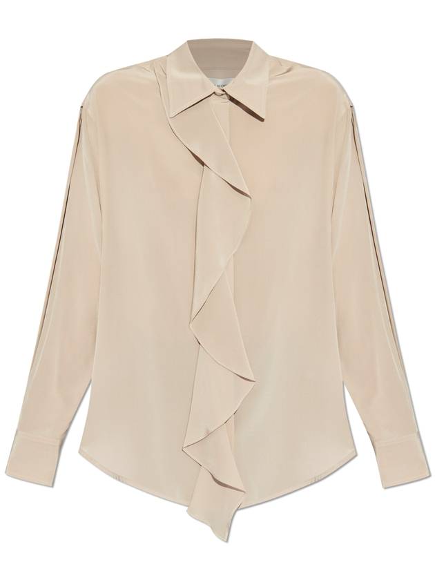 Victoria Beckham Silk Shirt, Women's, Cream - VICTORIA BECKHAM - BALAAN 1