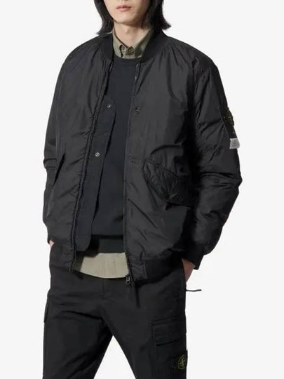 Reps R NY Bomber Jacket Black - STONE ISLAND - BALAAN 2