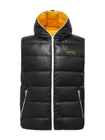 Percad jet black vest - DUVETICA - BALAAN 1