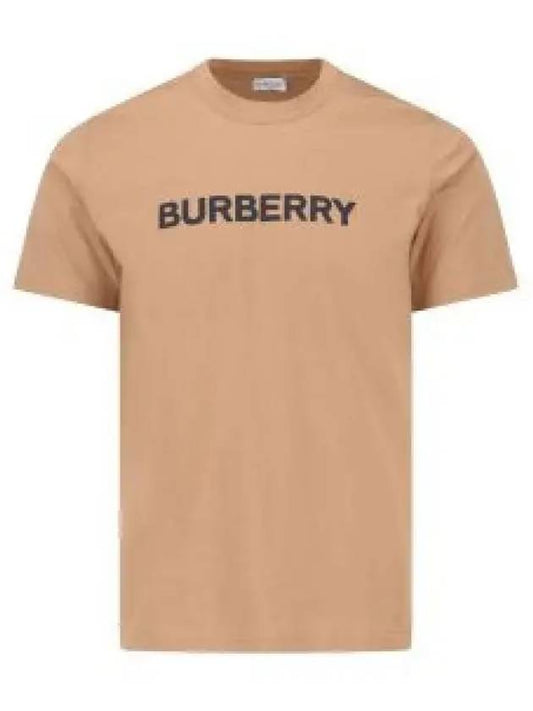 Logo Print T-Shirt Brown - BURBERRY - BALAAN 2