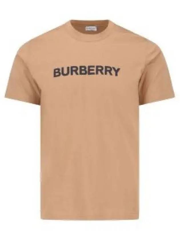 Logo Print T-Shirt Brown - BURBERRY - BALAAN 2