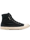 Paris High Top Sneakers Black - BALENCIAGA - BALAAN 1