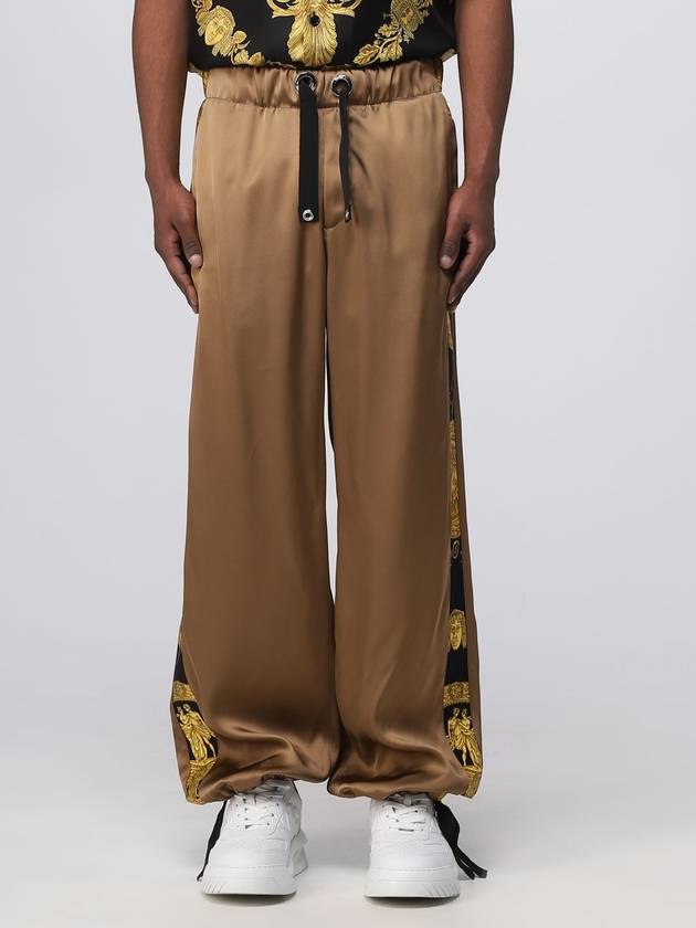 Maschere Baroque Versace pants in twill - VERSACE - BALAAN 1