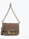 Idol logo decorated leather shoulder bag CM557 - COACH - BALAAN 2