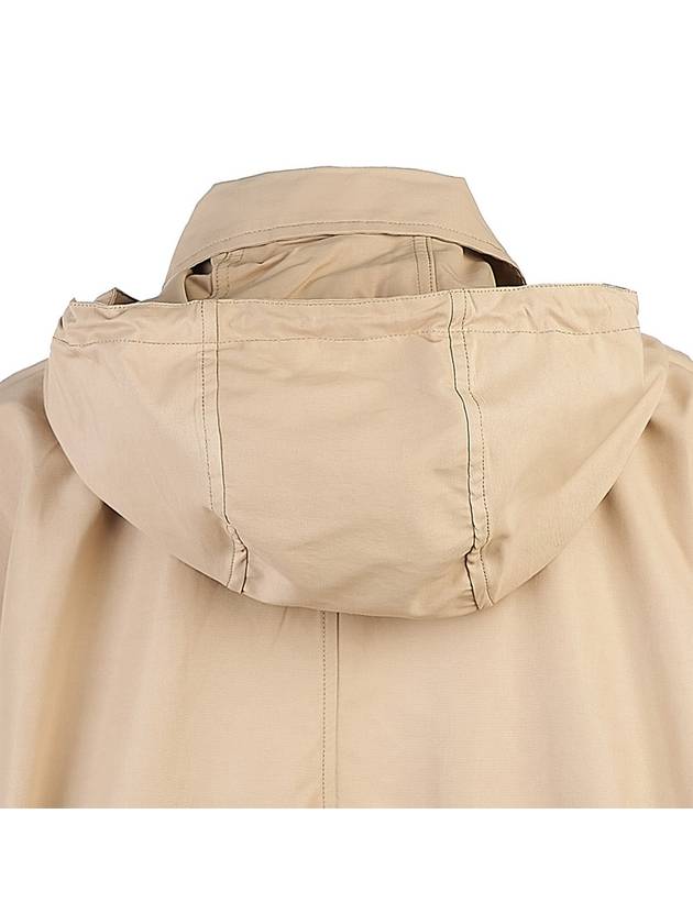 Hooded Cotton-Nylon Parka Beige - TOTEME - BALAAN 7