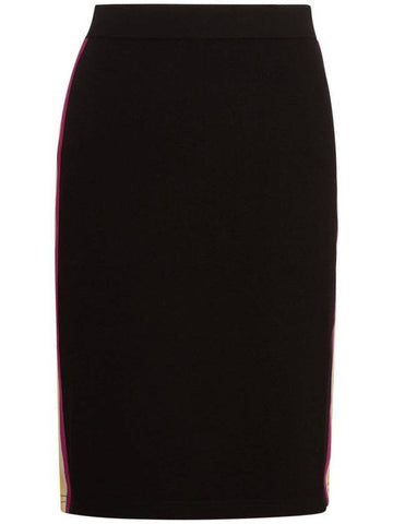 Women's Sideline Midi Pencil Skirt Black - ISABEL MARANT ETOILE - BALAAN 1