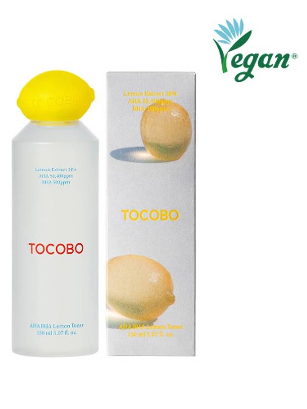 [TOCOBO] AHA BHA Lemon Toner 150ml - TOCOBO - BALAAN 5