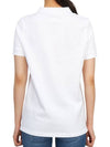 Women's Boke Flower Polo Shirt White - KENZO - BALAAN 5