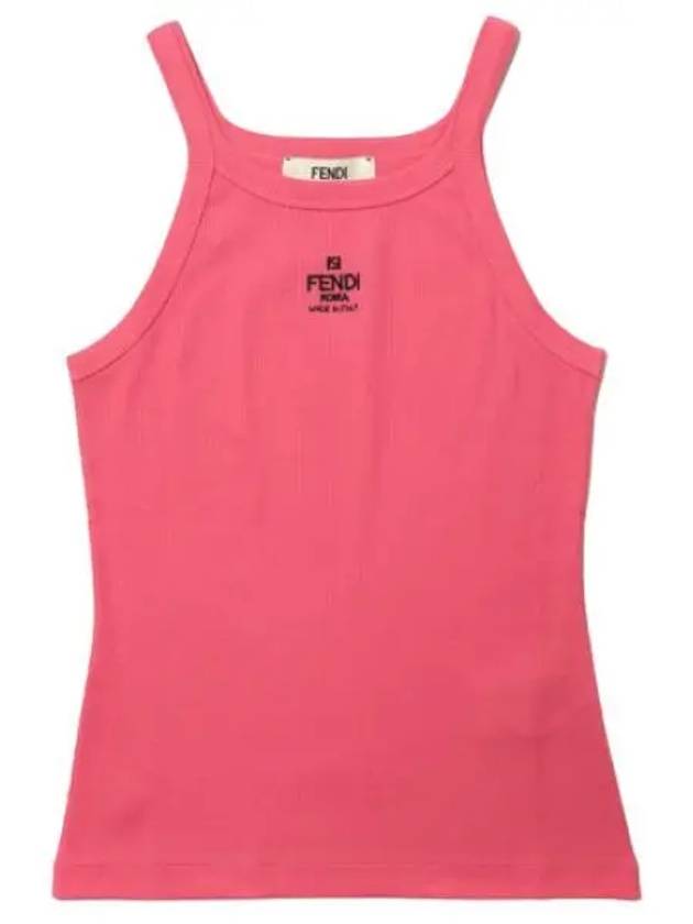 roma jersey top women sleeveless tank - FENDI - BALAAN 1