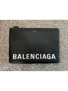 logo large clutch - BALENCIAGA - BALAAN 1