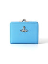 Saffiano Coin Pocket Half Wallet Sky - VIVIENNE WESTWOOD - BALAAN 2