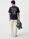 Dale Seasonal Print Short Sleeve T-Shirt Navy - J.LINDEBERG - BALAAN 6