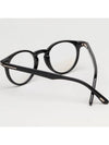 Blue light blocking glasses frame TF5557B 001 horn rim round black - TOM FORD - BALAAN 4