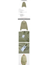 Chest Logo Print Classic Fit Cotton Hoodie Light Khaki - JACQUEMUS - BALAAN 4