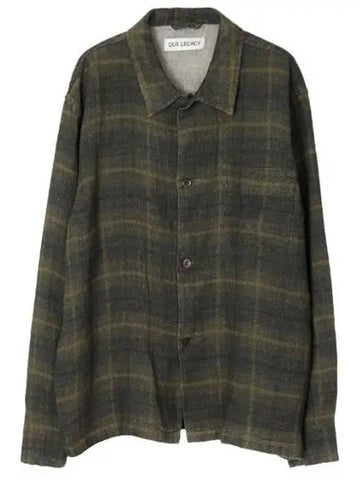 Mirage Wax Check Box Shirt - OUR LEGACY - BALAAN 1