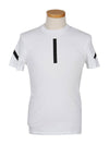 Tape Detail Short Sleeve T-Shirt White - NEIL BARRETT - BALAAN 3