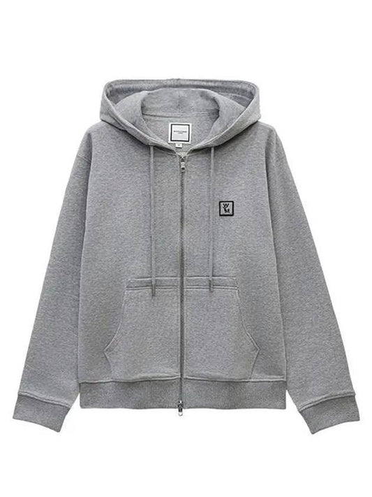 Back logo hooded zip up gray - WOOYOUNGMI - BALAAN 1