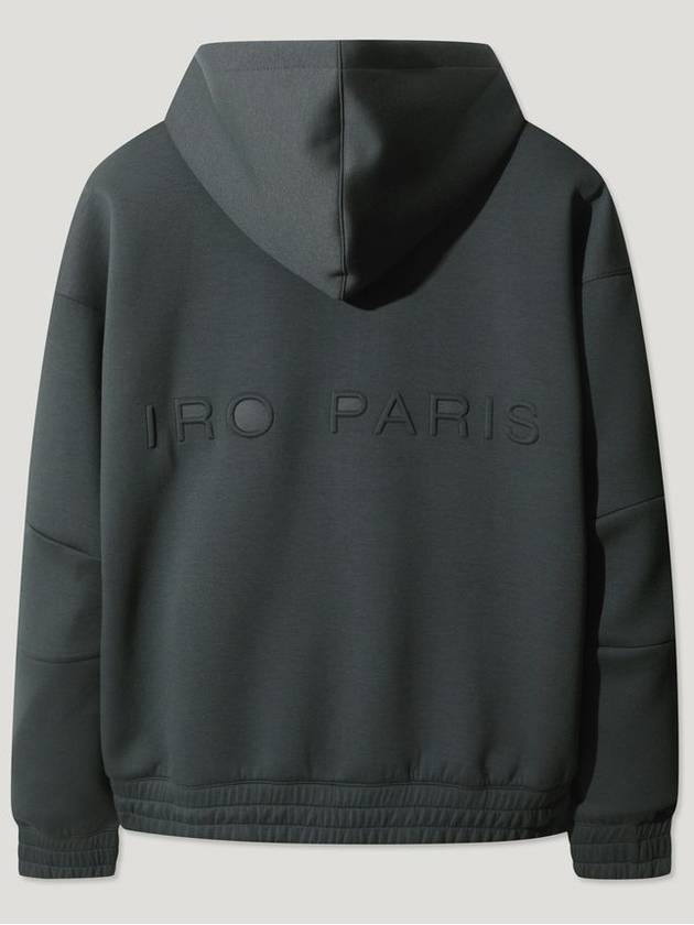 Gray SCUBA hoodie zip up jumper - IRO - BALAAN 8