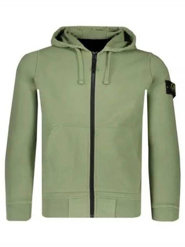 Stone Island Hooded Sweatshirt 101564251V0055 Free Sage Green - STONE ISLAND - BALAAN 1