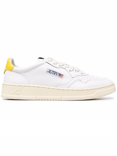 Men's Medalist Leather Low Top Sneakers White - AUTRY - BALAAN 2