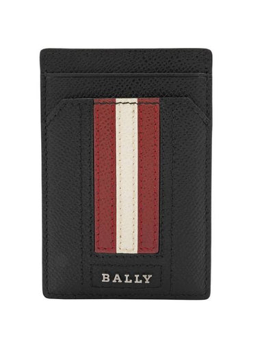 Taedy Money Clip Card Wallet Black - BALLY - BALAAN 1