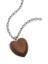 The Pietra Necklace Silver Brown - JACQUEMUS - BALAAN 2