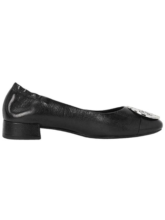 Claire Cap Toe Flat Black - TORY BURCH - BALAAN 1