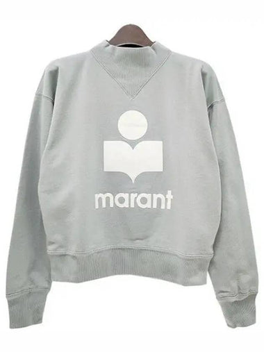 Etoile MOBY logo high neck sweatshirt blue 39125939 271154 1095694 - ISABEL MARANT - BALAAN 1