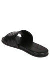 Intrecciato Leather Slippers Black - BOTTEGA VENETA - BALAAN 4