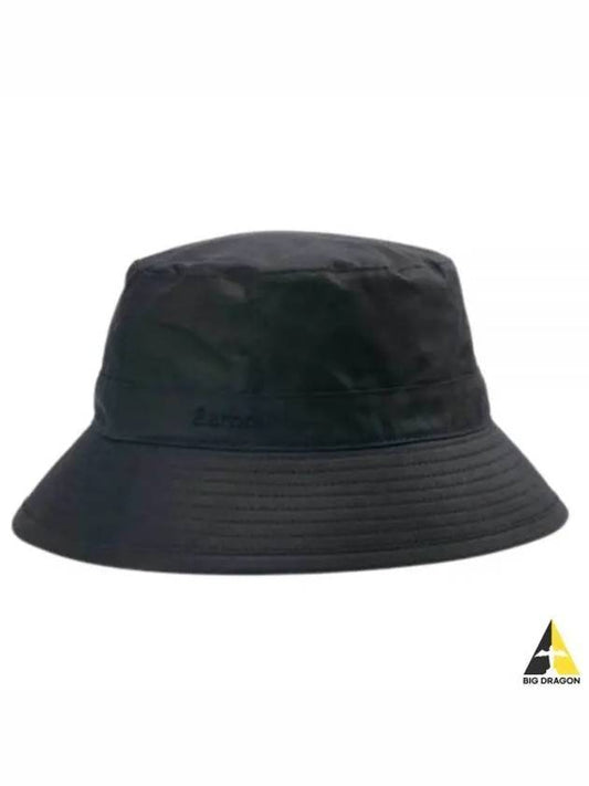 Wax Logo Bucket Hat Navy - BARBOUR - BALAAN 2