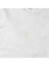 Embroidered Logo Cotton Short Sleeve T-Shirt White - CP COMPANY - BALAAN 6