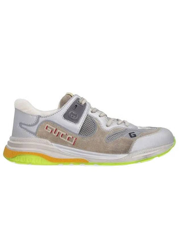 Ultraface Low Top Sneakers Silver Metallic - GUCCI - BALAAN 1