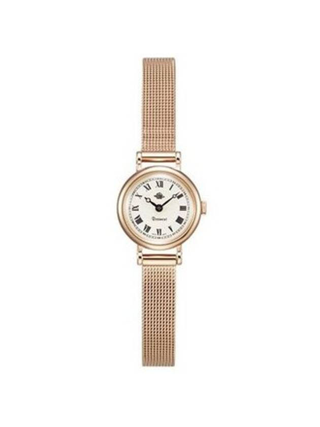 Women's Stainless Steel Metal Watch Gold - ROSEMONT - BALAAN 1