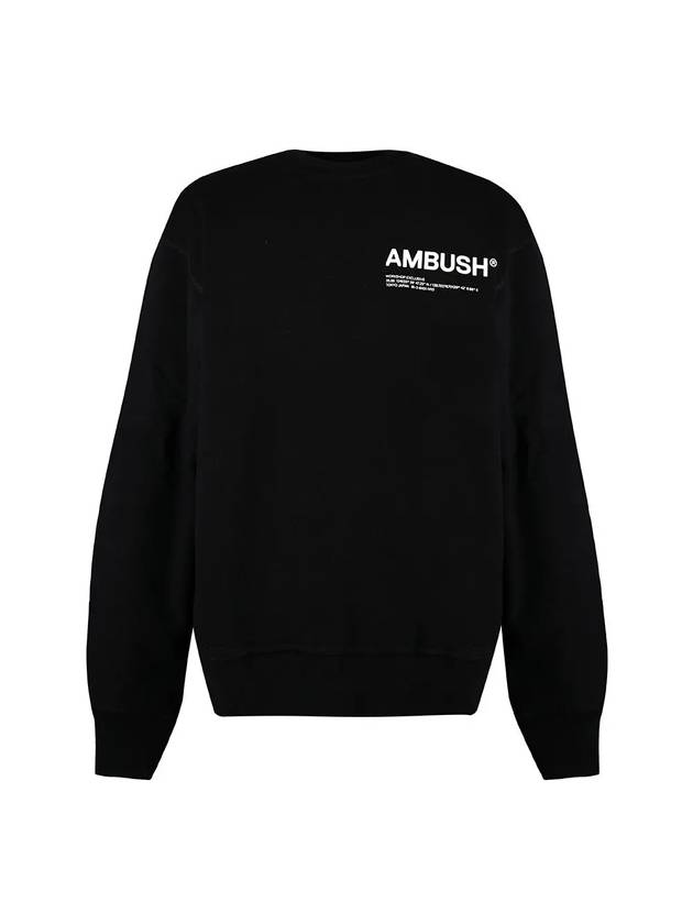 Chest Logo Sweatshirt BMBA021F21FLE001 1001 - AMBUSH - BALAAN.