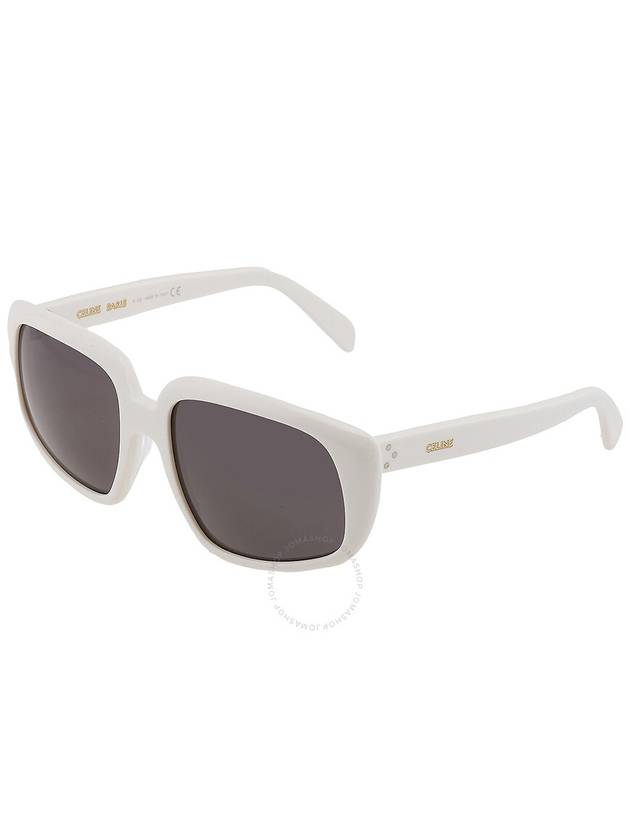 Celine Grey Rectangular Unisex Sunglasses CL40073I 25A 60 - CELINE - BALAAN 3