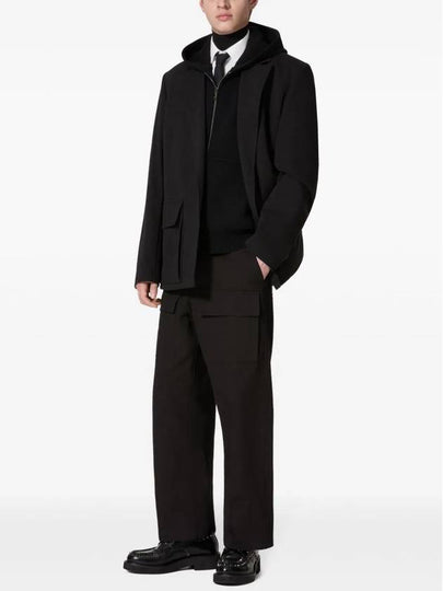 Valentino Garavani Trousers Black - VALENTINO - BALAAN 2