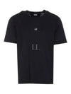 70/2 Mercerized Jersey Logo Short Sleeve T-Shirt Navy - CP COMPANY - BALAAN 2