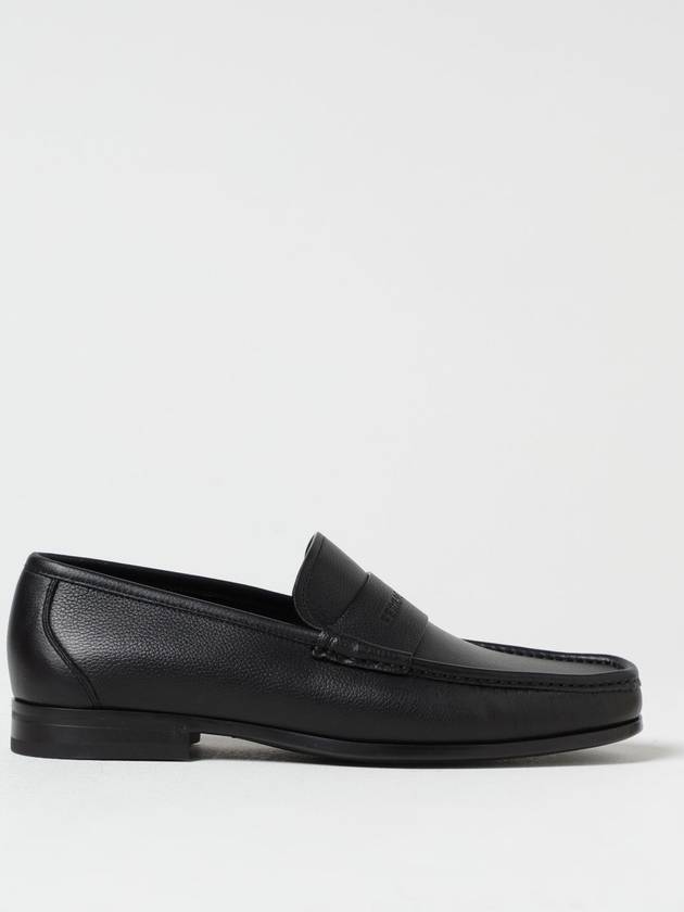 Moccasin Signature Calfskin Loafers Black - SALVATORE FERRAGAMO - BALAAN 2