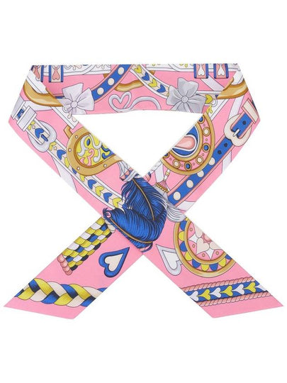 Harnais De Coeur Silk Scarf Rose Bonbon - HERMES - BALAAN 2