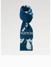 Men's Monogram Flower Stole Blue - LOUIS VUITTON - BALAAN 2