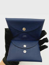 Calvi Duo Compact Card Wallet Navy - HERMES - BALAAN 7