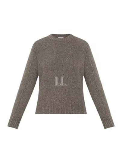 Veneta Crew Neck Knit Top Grey - BOTTEGA VENETA - BALAAN 2