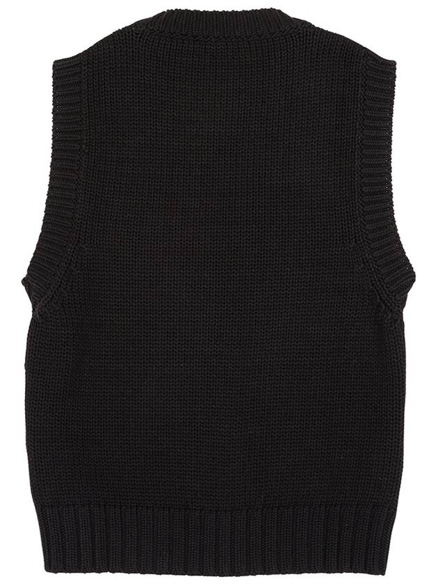 Cotton Rope Vest Black - GANNI - BALAAN 3